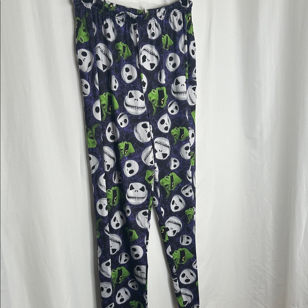 Disney The Nightmare Before Christmas jack and oogie boogie Pajama Pants large